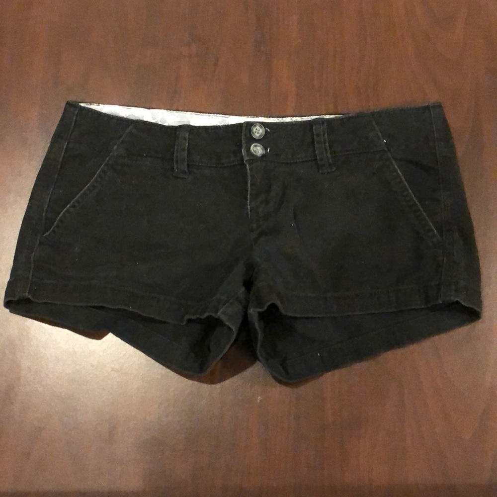 Black shorts from American eagle